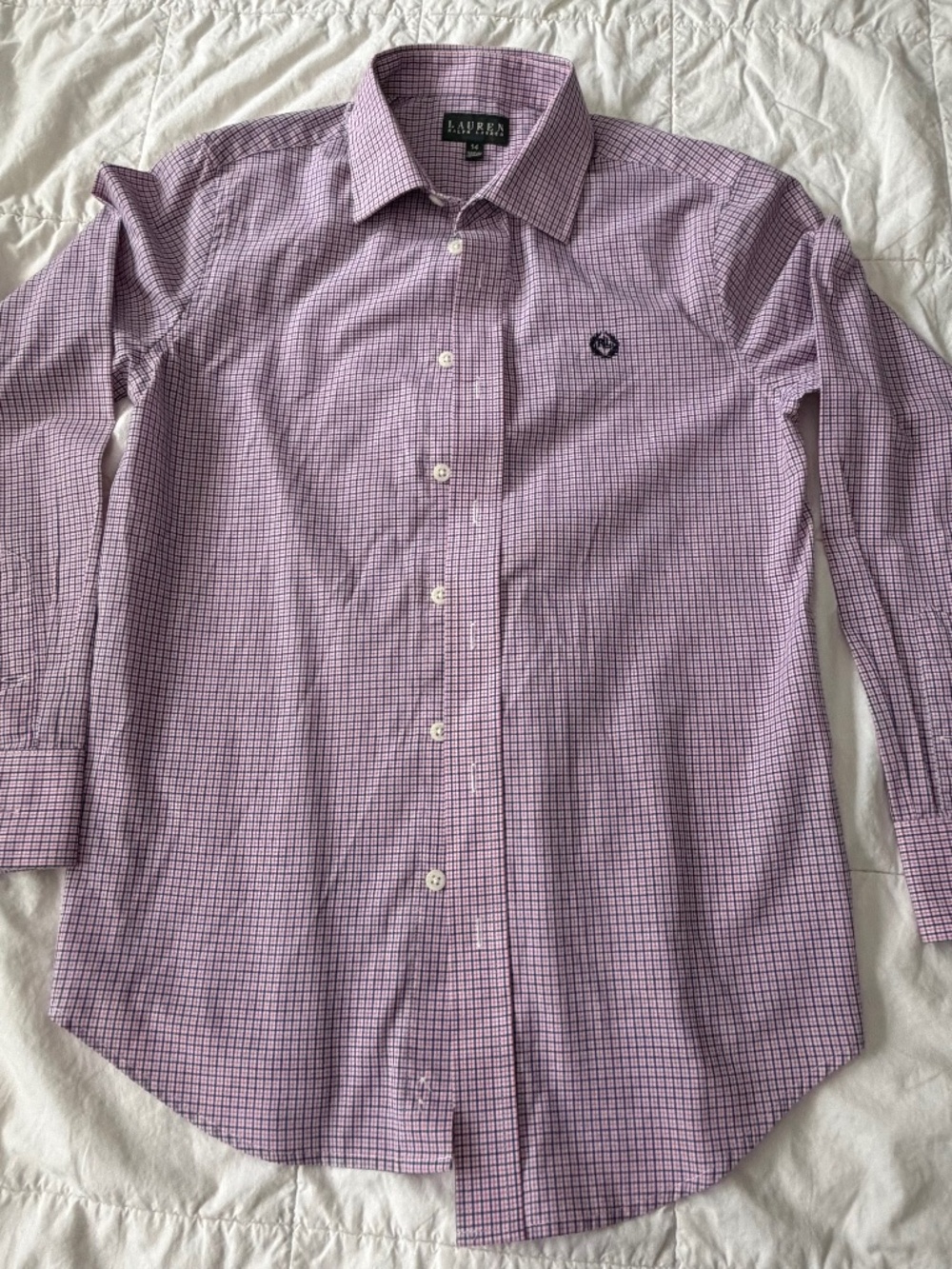Boys Ralph Lauren button down shirt size 14